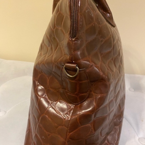 Ralph Lauren vintage safari croc embossed XL bag - Picture 6 of 16